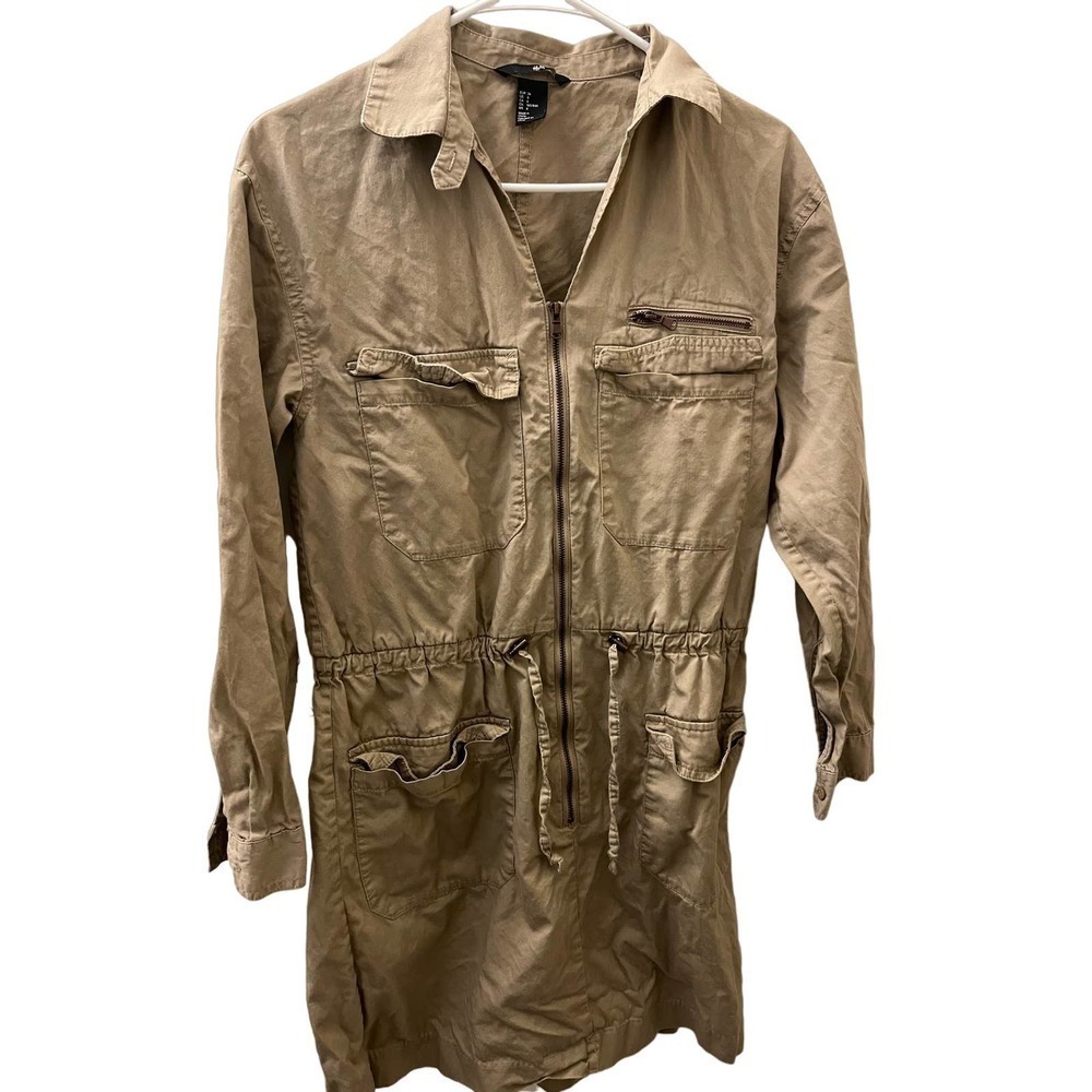 H&M khaki dress